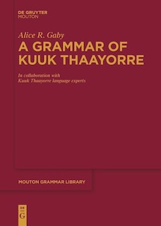 Couverture_A Grammar of Kuuk Thaayorre