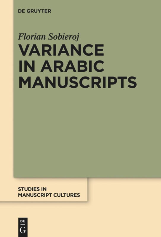 Couverture_Variance in Arabic Manuscripts