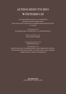 Front cover_Band VII: O – R. 1. und 2. Lieferung (o bis ouga)