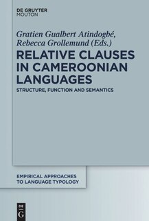 Couverture_Relative Clauses in Cameroonian Languages