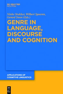 Front cover_Genre in Language, Discourse and Cognition