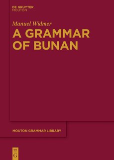 Front cover_A Grammar of Bunan