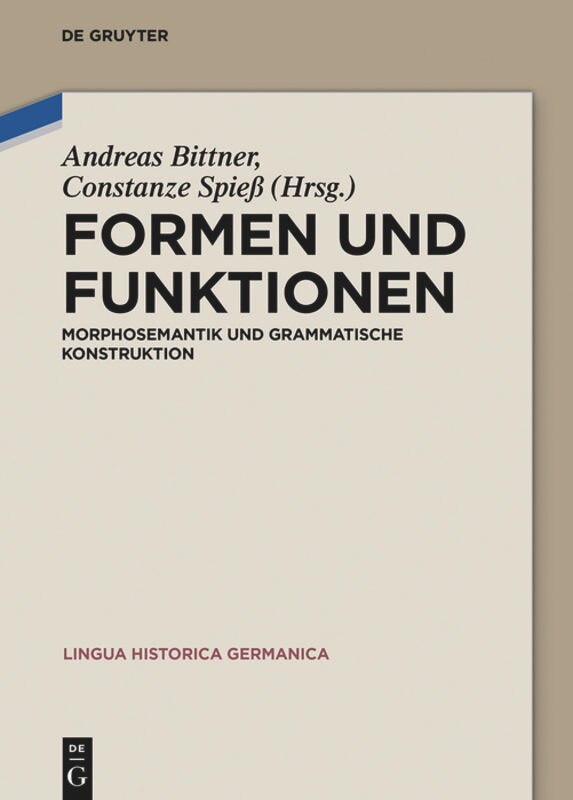 Front cover_Formen und Funktionen