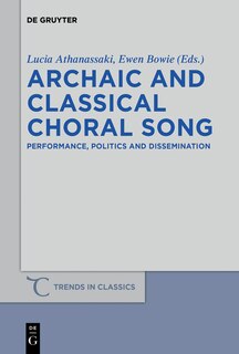 Front cover_Archaic and Classical Choral Song