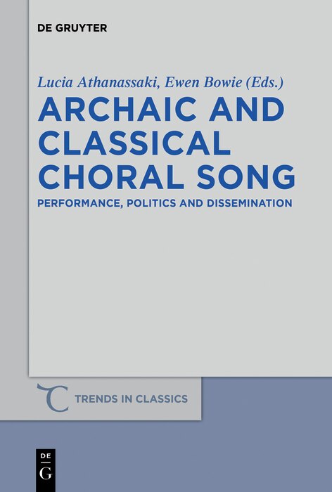Front cover_Archaic and Classical Choral Song