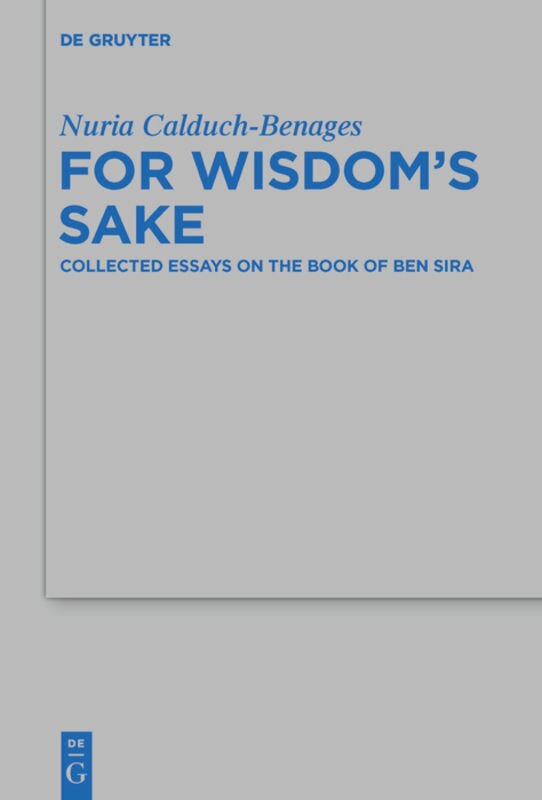 Front cover_For Wisdom's Sake