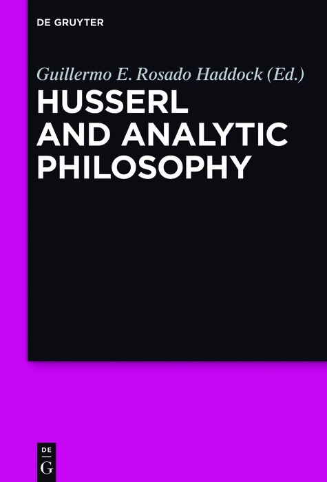 Front cover_Husserl and Analytic Philosophy
