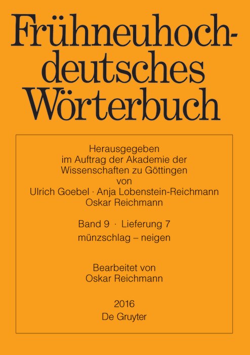 Front cover_münzschlag – neigen