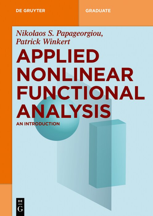 Front cover_Applied Nonlinear Functional Analysis