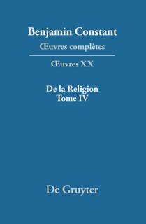 Couverture_De la Religion, considérée dans sa source, ses formes et ses développements, Tome IV