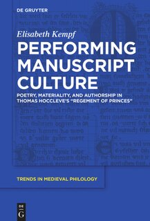 Front cover_Performing Manuscript Culture