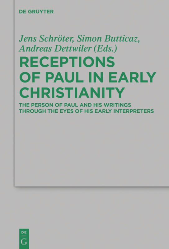 Couverture_Receptions of Paul in Early Christianity