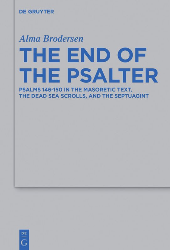 Couverture_The End of the Psalter