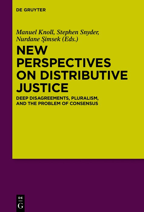 Front cover_New Perspectives on Distributive Justice