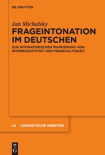 Front cover_Frageintonation im Deutschen