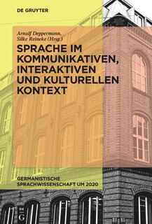 Front cover_Sprache im kommunikativen, interaktiven und kulturellen Kontext