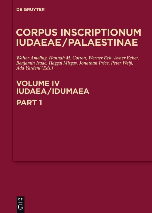 Couverture_Iudaea / Idumaea: 2649-3324
