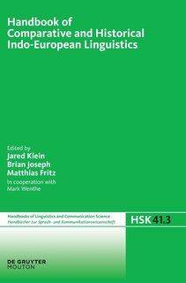 Front cover_Handbook of Comparative and Historical Indo-European Linguistics