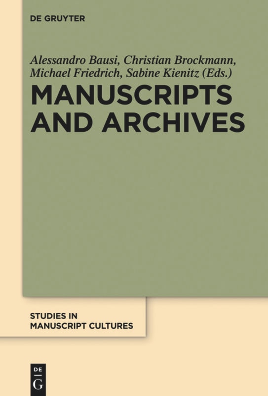 Front cover_Manuscripts and Archives