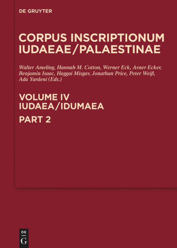 Couverture_Iudaea / Idumaea: 3325-3978