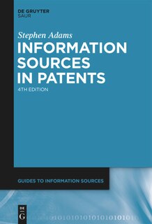 Front cover_Information Sources in Patents