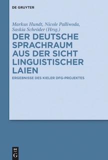 Front cover_Der deutsche Sprachraum aus der Sicht linguistischer Laien
