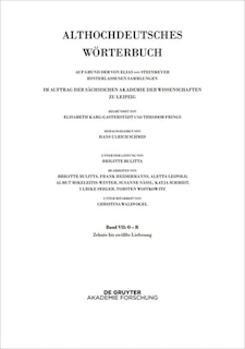 Front cover_Band VII: O – R. 10. bis 12. Lieferung (râzuuurti bis gi-rîhhan)