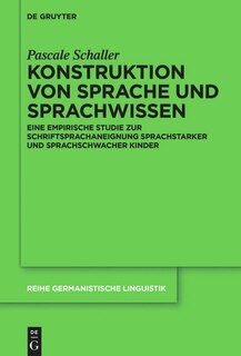 Couverture_Konstruktion von Sprache und Sprachwissen