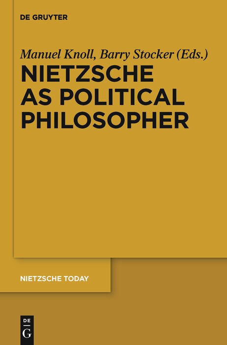 Front cover_Nietzsche as Political Philosopher