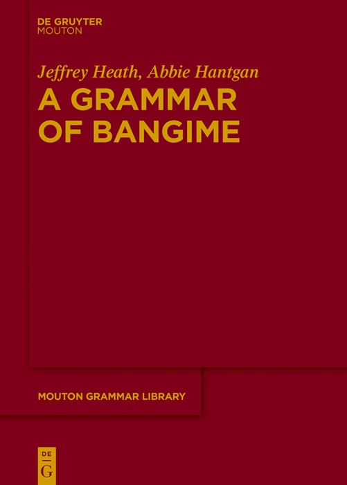 Front cover_A Grammar of Bangime