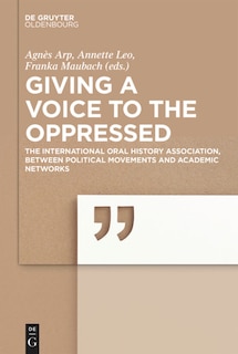 Couverture_Giving a voice to the Oppressed?