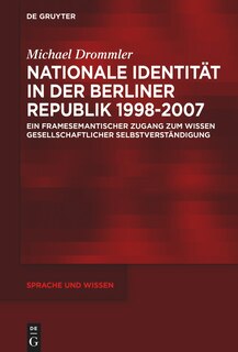 Front cover_Nationale Identität in der Berliner Republik 1998–2007