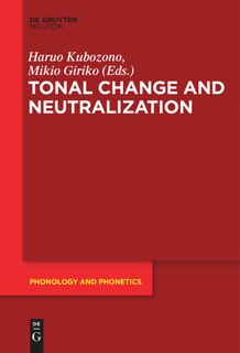 Front cover_Tonal Change and Neutralization