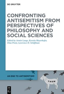 Front cover_Confronting Antisemitism from Perspectives of Philosophy and Social Sciences