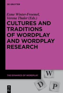 Front cover_Cultures and Traditions of Wordplay and Wordplay Research