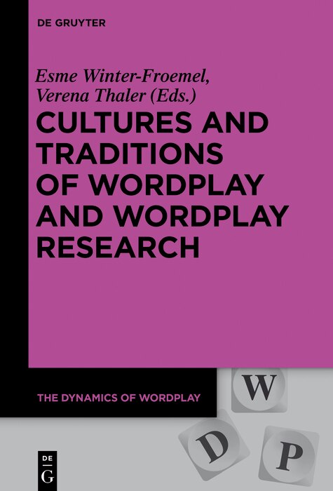 Front cover_Cultures and Traditions of Wordplay and Wordplay Research