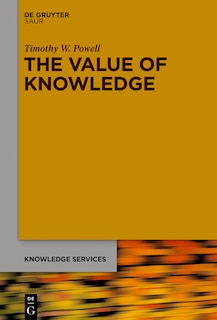 Front cover_The Value of Knowledge