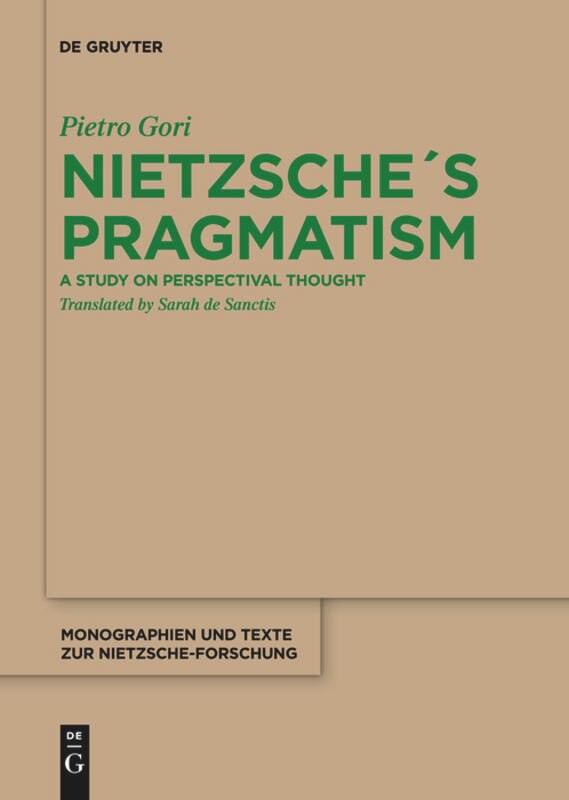 Front cover_Nietzsche´s Pragmatism