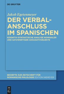 Couverture_Der Verbalanschluss im Spanischen