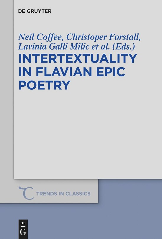 Couverture_Intertextuality in Flavian Epic Poetry
