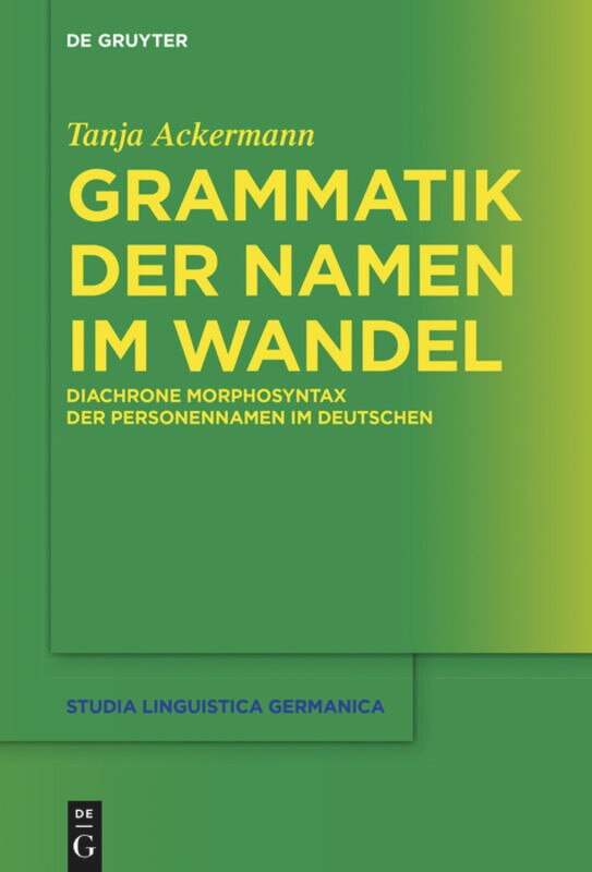 Front cover_Grammatik der Namen im Wandel