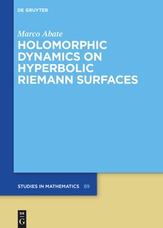 Couverture_Holomorphic Dynamics on Hyperbolic Riemann Surfaces