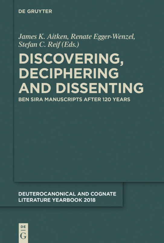 Front cover_Discovering, Deciphering and Dissenting