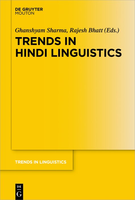 Front cover_Trends in Hindi Linguistics