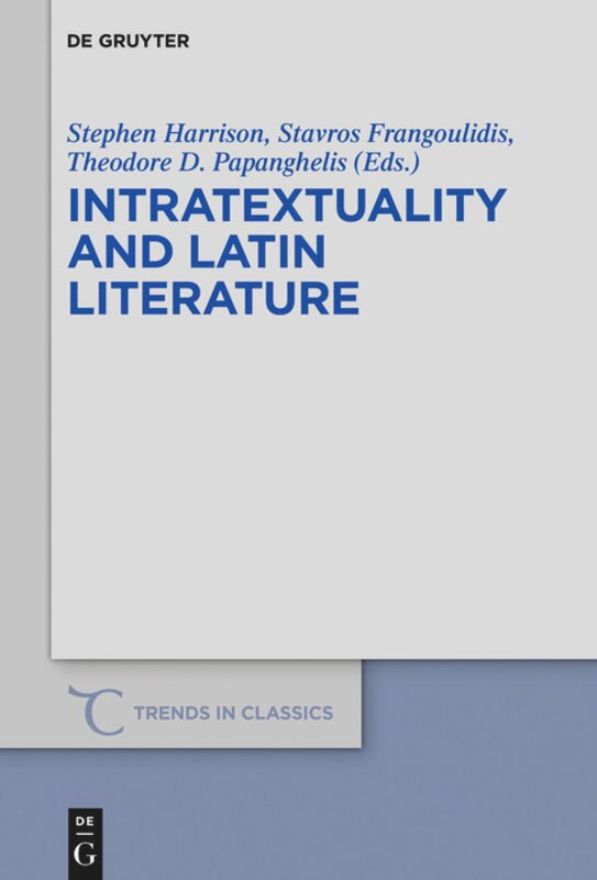 Front cover_Intratextuality and Latin Literature
