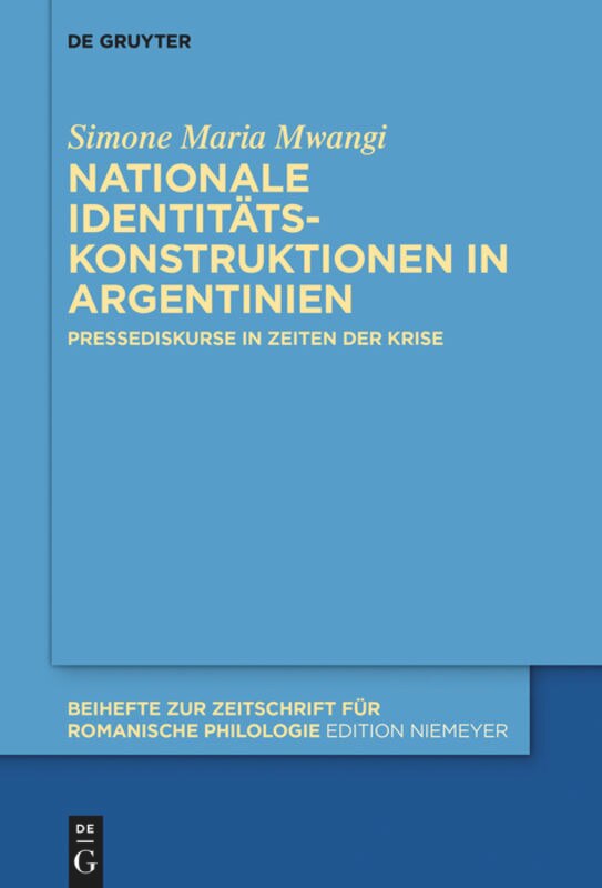 Front cover_Nationale Identitätskonstruktionen in Argentinien