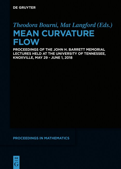 Front cover_Mean Curvature Flow