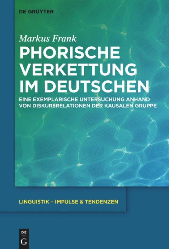 Front cover_Phorische Verkettung im Deutschen