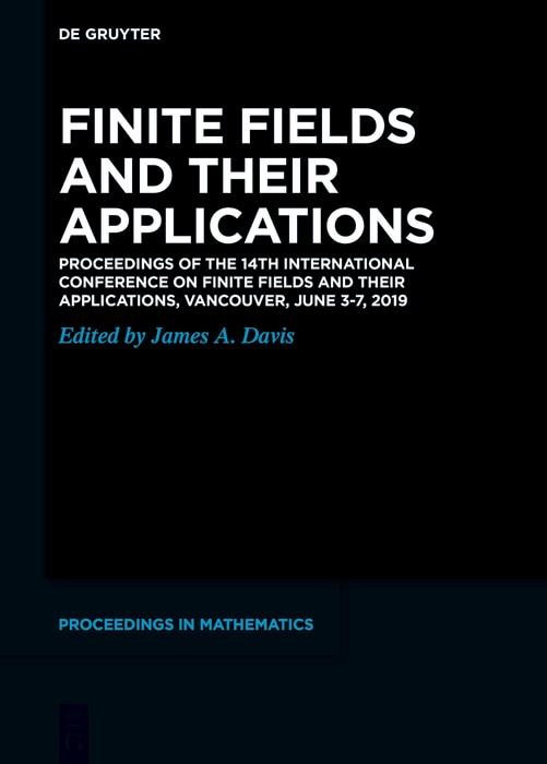 Front cover_Finite Fields and their Applications