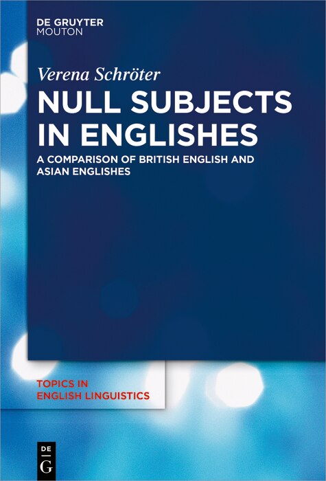 Front cover_Null Subjects in Englishes